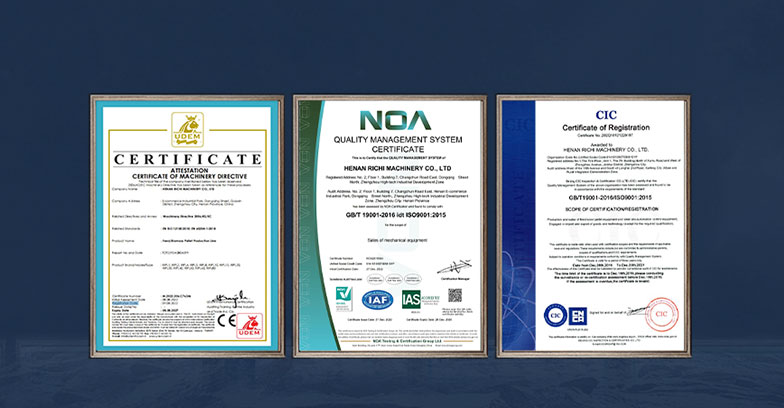 RICHI equipment global certification